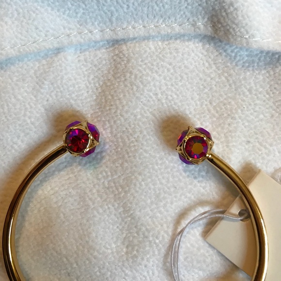 NWT Gold Kate Spade Bracelet W/Crystals - Picture 2 of 4